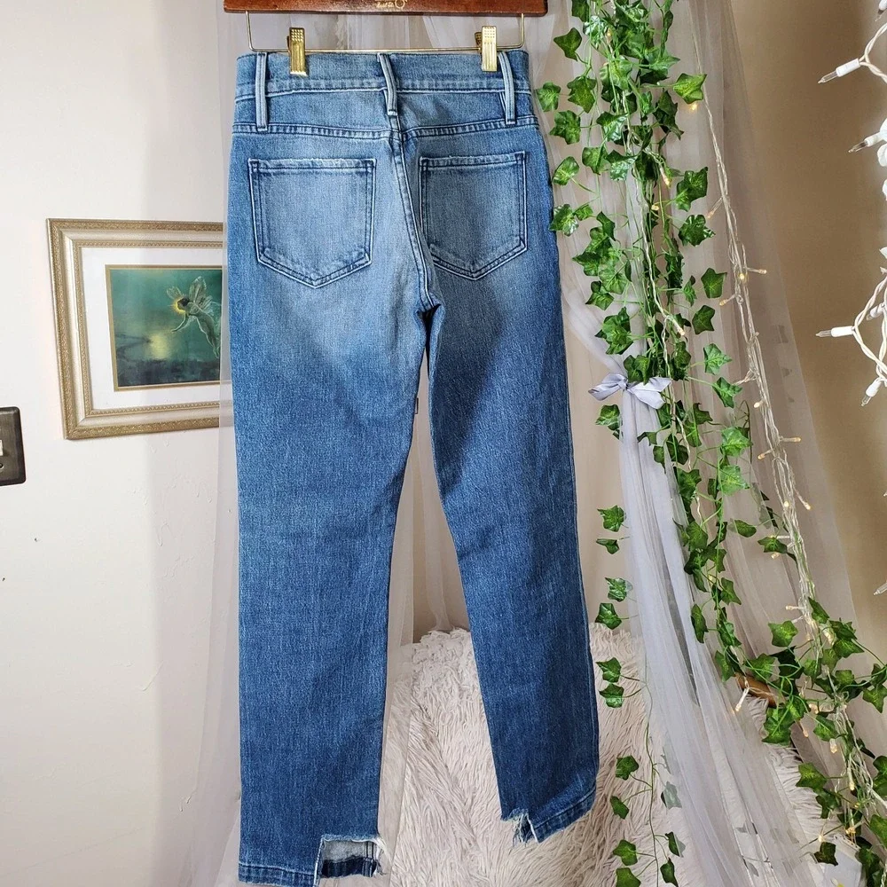 Frame Heritage Denim Le Sylvie Straight Jeans 27X28 Size 24‎ Capsule Elevated